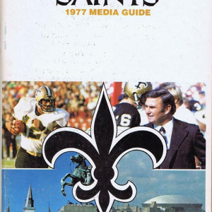 1977 New Orleans Saints media guide