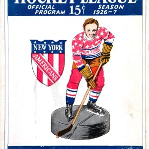 1926-27 New York Americans program