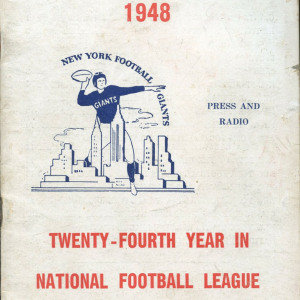 1948 New York Giants media guide