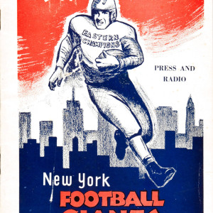 1947 New York Giants media guide