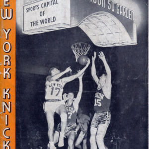 1957-58 New York Knicks media guide