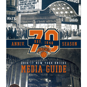 2016-17 New York Knicks media guide