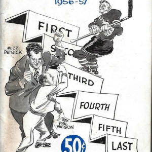 1956-57 New York Rangers media guide