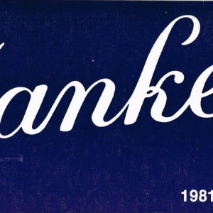 1981 New York Yankees media guide