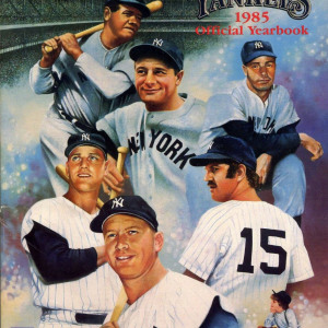 1985 New York Yankees yearbook