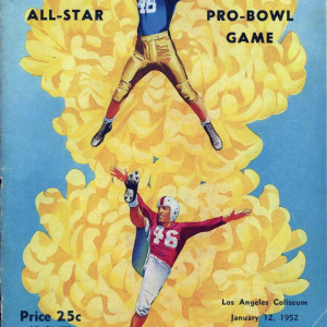 1952 Pro Bowl program