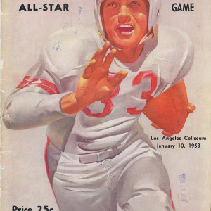 1953 Pro Bowl program