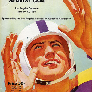 1954 Pro Bowl program