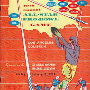 1960 Pro Bowl program