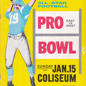 1961 Pro Bowl program
