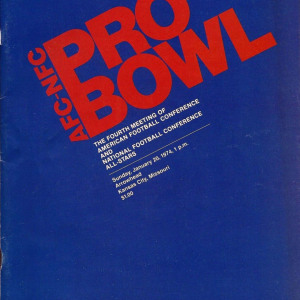 1974 Pro Bowl program