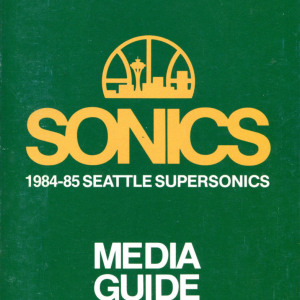 1984-85 Seattle SuperSonics media guide