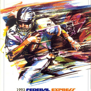 1993 Orange Bowl program (Florida State Seminoles vs. Nebraska Cornhuskers)