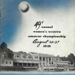 1949 Women's Western Amateur Championship golf program