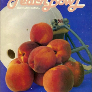 1985 Peach Bowl program