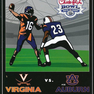 NCAA Bowl Game Program: 2011 Chick-fil-A Bowl (Auburn Tigers vs. Virginia Cavaliers)
