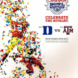 NCAA Bowl Game Program: 2013 Chick-fil-A Bowl (Duke Blue Devils vs. Texas A&M Aggies)