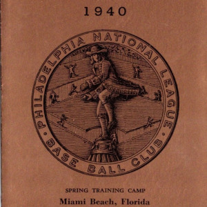 Philadelphia Phillies media guide (1940)