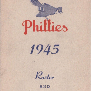 Philadelphia Phillies media guide (1945)
