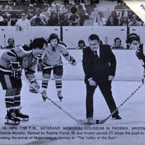 1974-75 Phoenix Roadrunners media guide