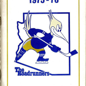 1975-76 Phoenix Roadrunners media guide