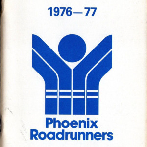 1976-77 Phoenix Roadrunners media guide