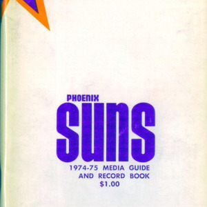 1974-75 Phoenix Suns media guide