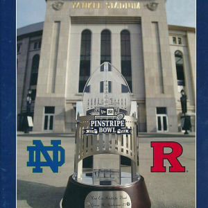 2013 Pinstripe Bowl program