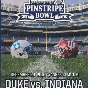 2015 Pinstripe Bowl program