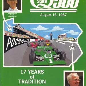 1987 Quaker State 500 program
