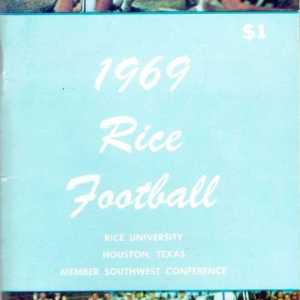1969 Rice Owls football media guide