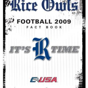 2009 Rice Owls football media guide