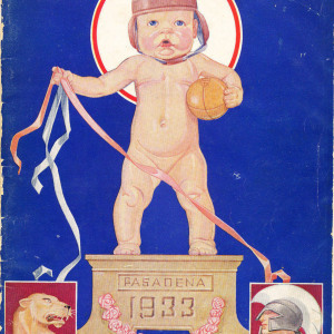 1933 Rose Bowl program