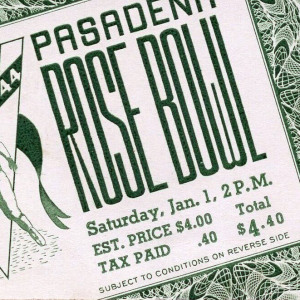 1944 Rose Bowl ticket
