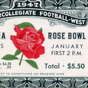 1947 Rose Bowl ticket