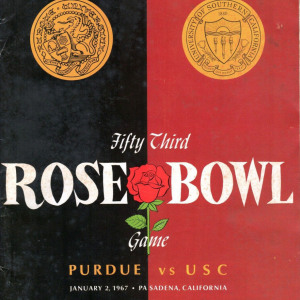 1967 Rose Bowl program
