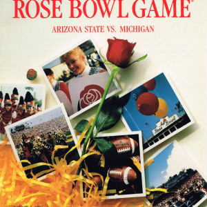 1987 Rose Bowl program