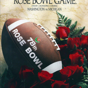 1992 Rose Bowl program