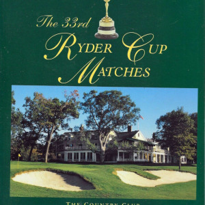 1999 Ryder Cup program