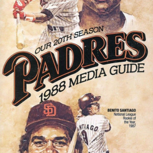 1988 San Diego Padres media guide