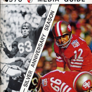 1970 San Francisco 49ers media guide