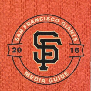 2016 San Francisco Giants media guide