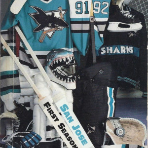 1991-92 San Jose Sharks media guide