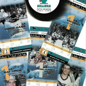 1995-96 San Jose Sharks media guide