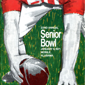1971 Senior Bowl program