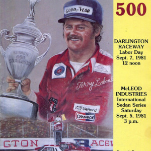 1981 Southern 500 program