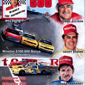1986 Southern 500 program