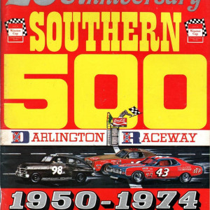 1974 Southern 500 program