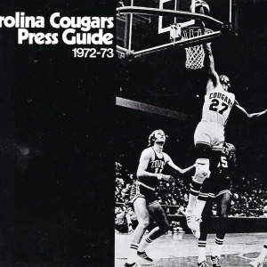 1972-73 Carolina Cougars media guide