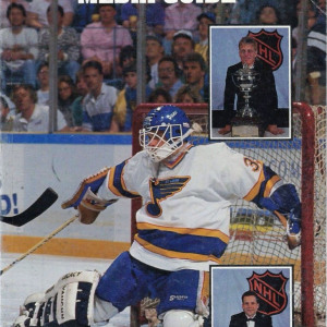 1990-91 St. Louis Blues media guide